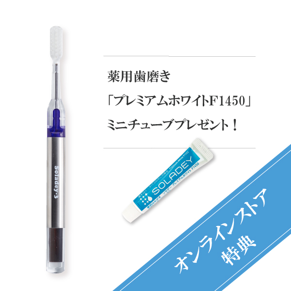 ソラデー公式通販サイト Soladeyソラデー3 レギュラーヘッド 薬用 美白歯磨きミニチューブ付 パープル ソラデー歯ブラシ ソラデー公式通販サイト Soladeyソラデー3 レギュラーヘッド 薬用 美白歯磨きミニチューブ付 パープル ソラデー歯ブラシ